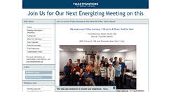Desktop Screenshot of daybreaktoastmasters.org